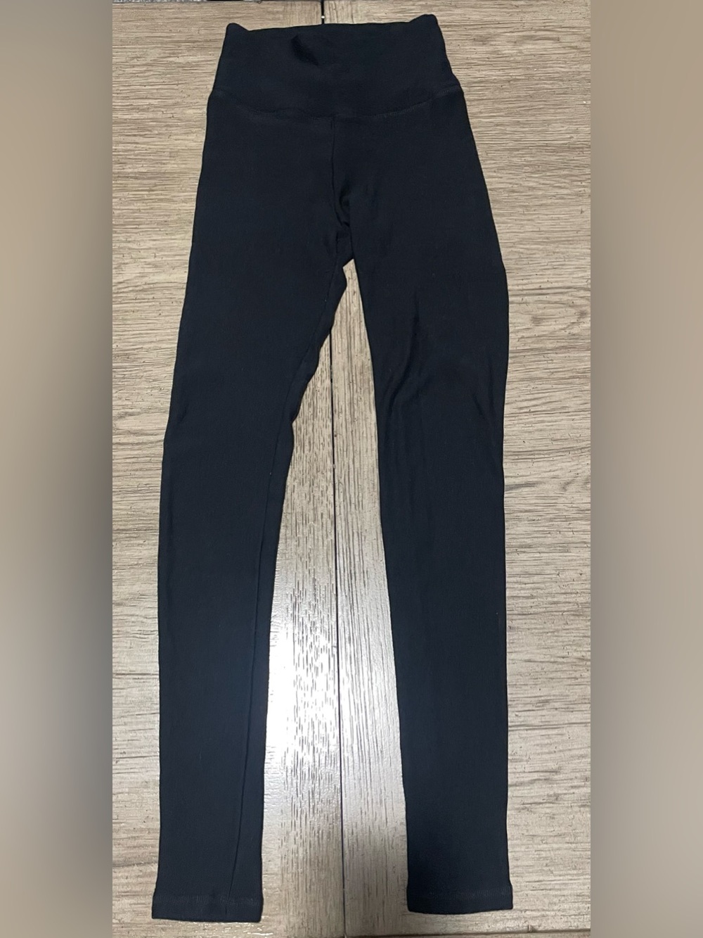 Orvis fleece leggings, black, small
